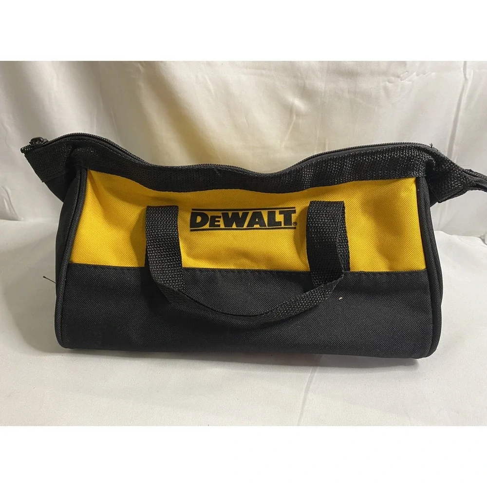 DeWalt Bag 11x8x6 Small Heavy Duty Nylon Canvas Contractor Tool Bag Case